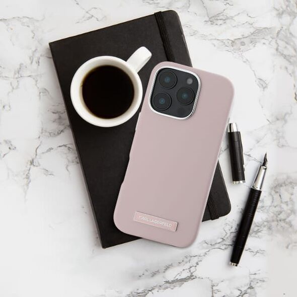 Karl Lagerfeld Karl Lagerfeld KLHMP16LPGMSRPK iPhone 16 Pro 6.3" czarny/black hardcase FW Metal Plate MagSafe