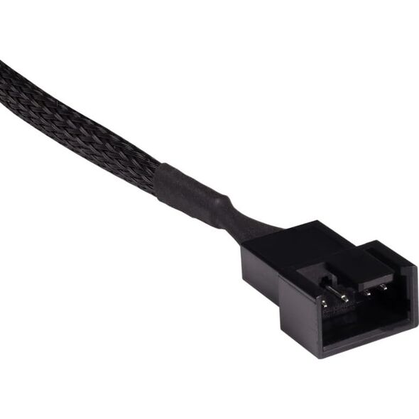 Alphacool Alphacool Lüfterkabel 4-Pin auf 4-Pin Verlängerung 60cm - schwarz