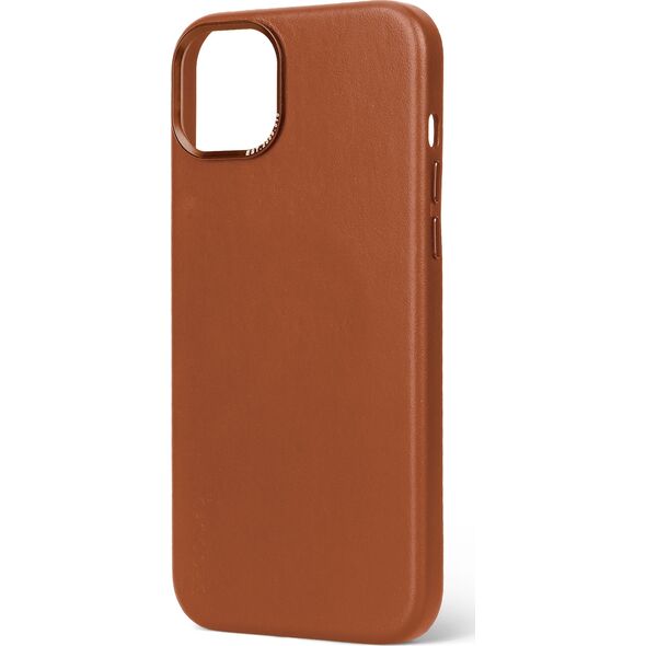 Δερμάτινη Θήκη Πλάτης Decoded για iPhone 15 Plus Tan