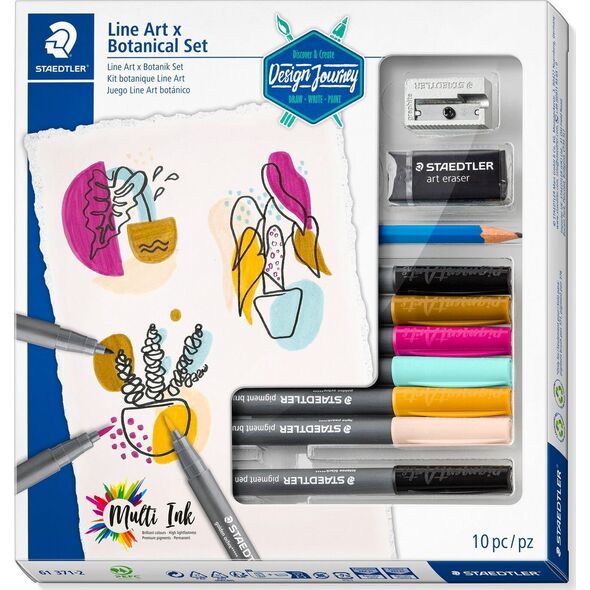 Staedtler STAEDTLER "Design Journey" LineArt & Botanical Set 10-teilig λιανική