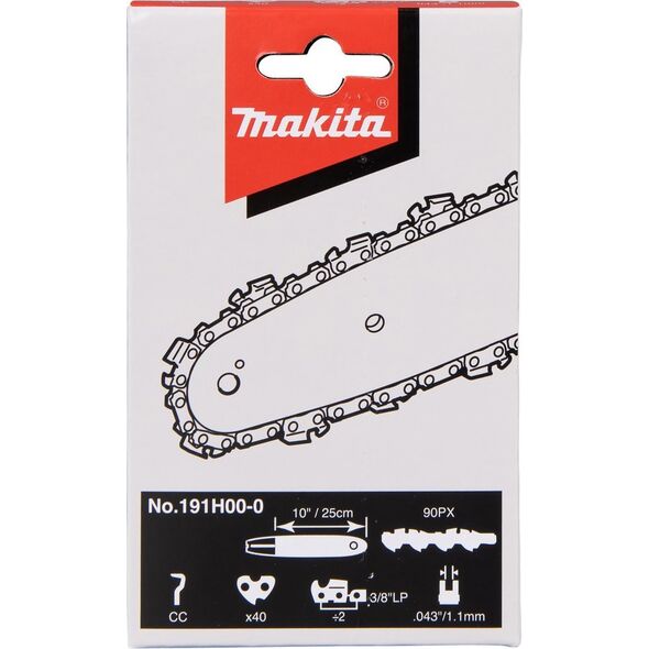 Λάμα αλυσίδας 25CM με βήμα 3/8'' και πλάτος αυλακιού 1.1MM DUC254