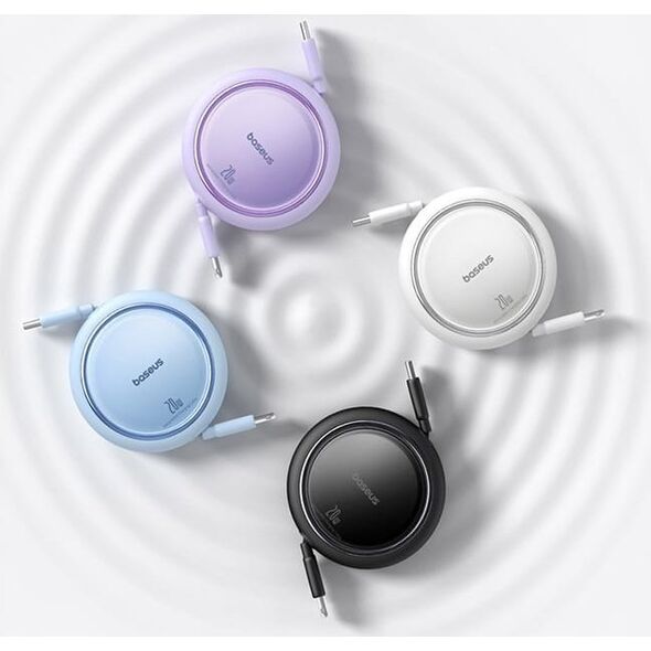 Kabel USB Baseus Kabel USB Baseus Free2Pull USB-C do iP 20W 1m (fioletowy)