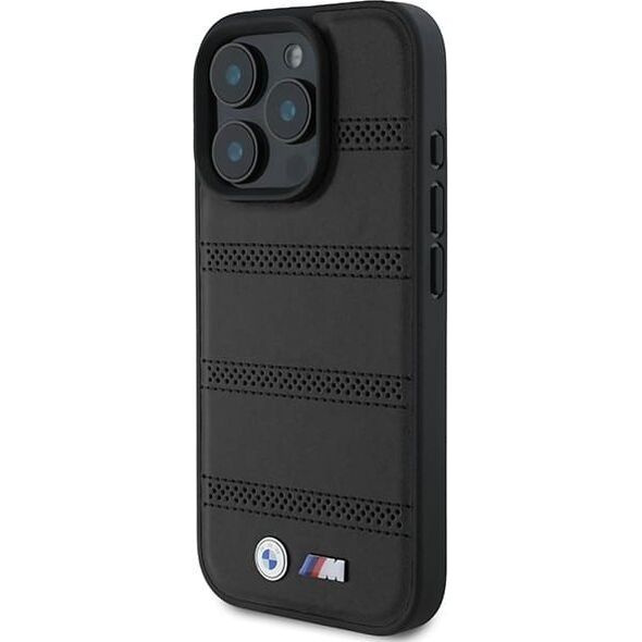 BMW BMW BMHMP16L23PUSPK iPhone 16 Pro 6.3" czarny/black hardcase M Perforated And Stitched Line MagSafe