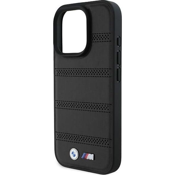 BMW BMW BMHMP16L23PUSPK iPhone 16 Pro 6.3" czarny/black hardcase M Perforated And Stitched Line MagSafe