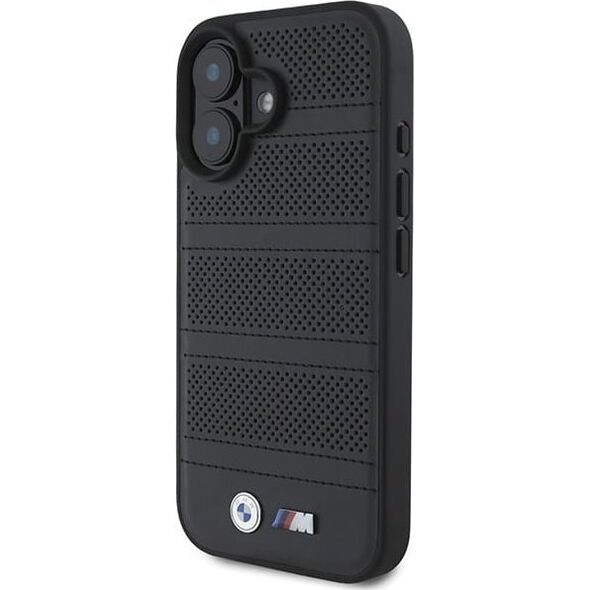 BMW BMW BMHMP16S23PUSPK iPhone 16 6.1" czarny/black hardcase M Perforated And Stitched Line MagSafe