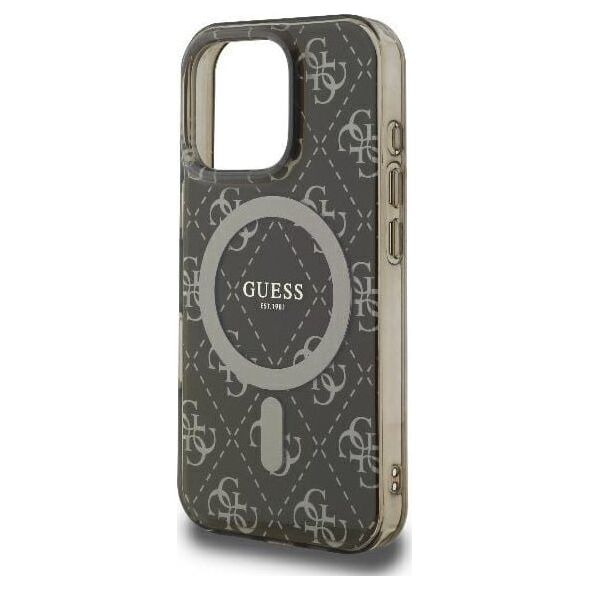 Guess Guess GUHMP16XH4DTEW iPhone 16 Pro Max 6.9" brązowy/brown hardcase IML 4G Background MagSafe