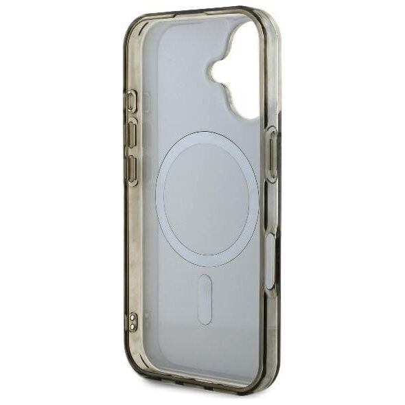Guess Guess GUHMP16SH4DTEW iPhone 16 6.1" brązowy/brown hardcase IML 4G Background MagSafe
