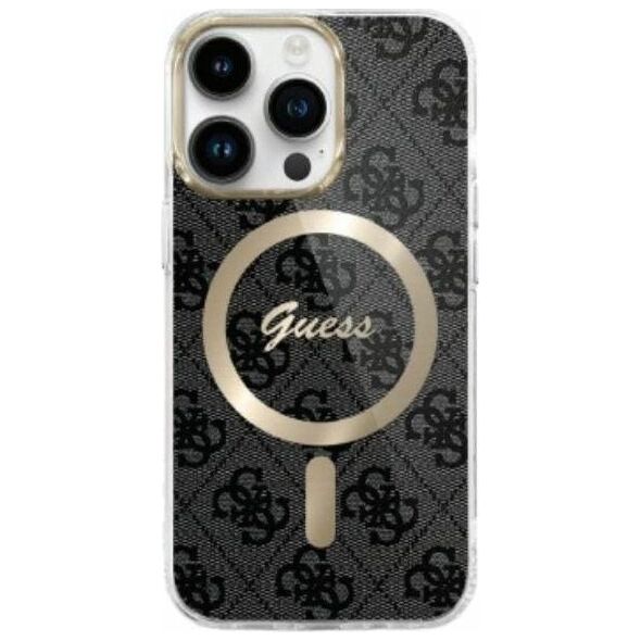 Guess Guess GUHMP16SH4STK iPhone 16 6.1" czarny/black hardcase IML 4G MagSafe