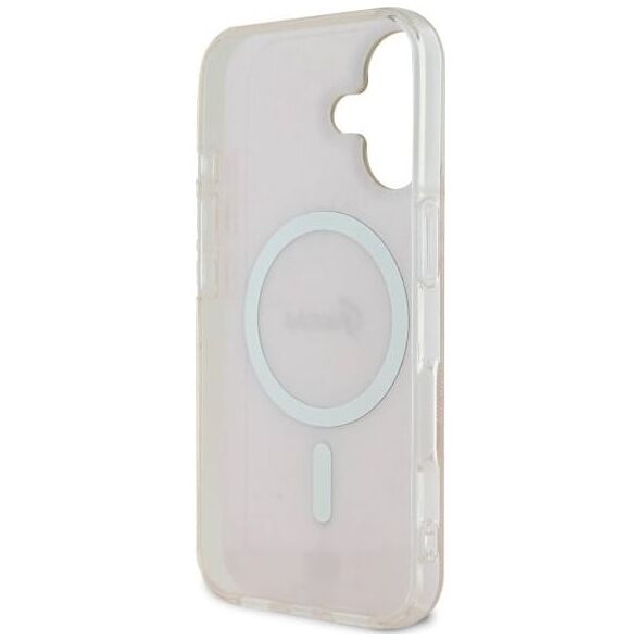 Guess Guess GUHMP16SH4STP iPhone 16 6.1" różowy/pink hardcase IML 4G MagSafe