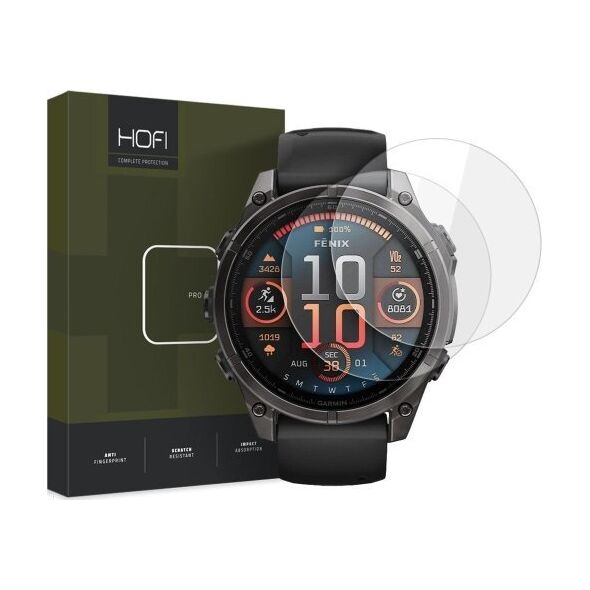 Hofi SZKŁO HARTOWANE HOFI GLASS PRO+ 2-PACK GARMIN FENIX 8 (47 MM) CLEAR