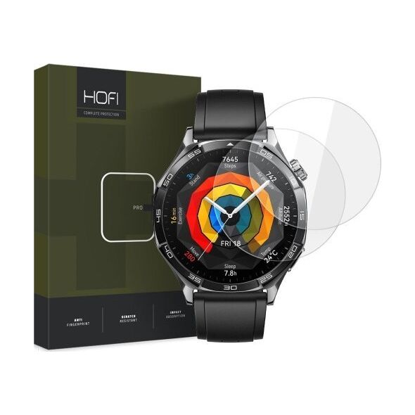 Hofi SZKŁO HARTOWANE HOFI GLASS PRO+ 2-PACK HUAWEI WATCH GT 5 (46 MM) CLEAR