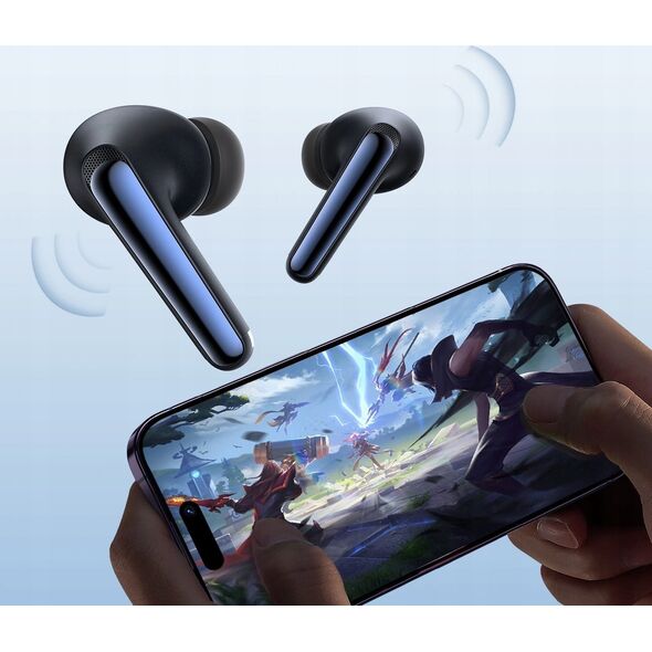 Słuchawki Joyroom Słuchawki Joyroom Funpods JR-FN2 douszne TWS z Bluetooth 5.4, funkcją ANC i ochroną IP54 - czarne