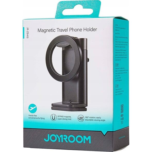 Joyroom Stojak Joyroom JR-ZS413 podróżny magnetyczny na telefon 4.7-7.0" - czarny