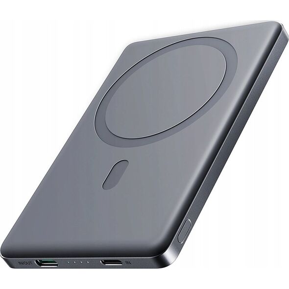 Joyroom Powerbank Joyroom JR-PBM08 5000mAh 20W z ładowaniem indukcyjnym - szary