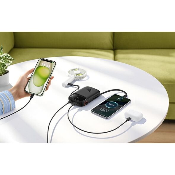 Powerbank Baseus Powerbank Baseus QPow 2 10000mAh 30W 2xUSB-C (fioletowy)