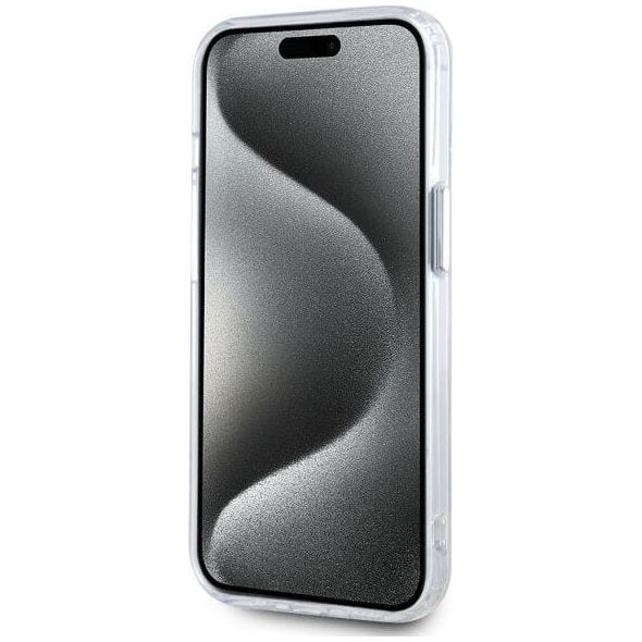 Karl Lagerfeld Karl Lagerfeld KLHMP15MHLSCHH iPhone 15   Plus 6.7" biały/white hardcase IML Metal Choupette Head MagSafe