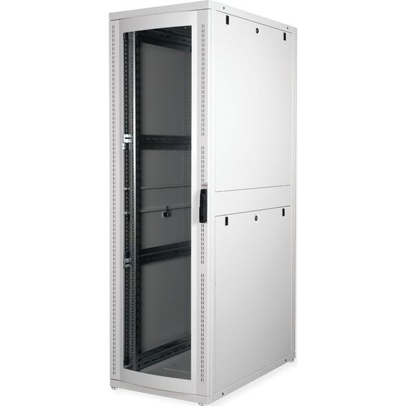 Szafa Roline ROLINE Serverschrank 48,26cm 19Zoll 42 HE 600x1000 BxT grau Plexiglas