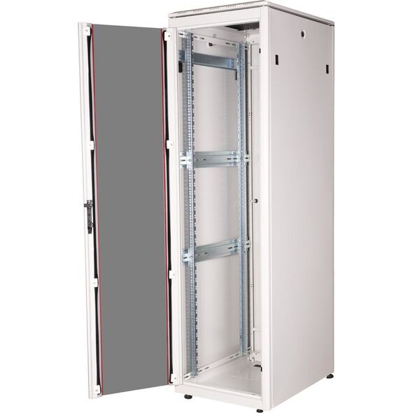 Szafa Roline ROLINE Netzwerkschrank Pro 48,26cm 19Zoll 42 HE 600x800 BxT Glast�r grau