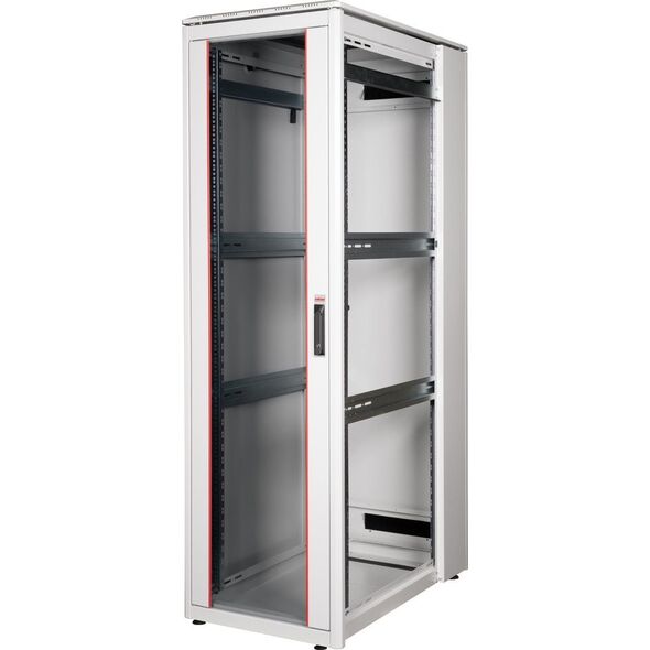 Szafa Roline ROLINE Netzwerkschrank Pro 48,26cm 19Zoll 42 HE 600x1000 BxT Glast�r grau