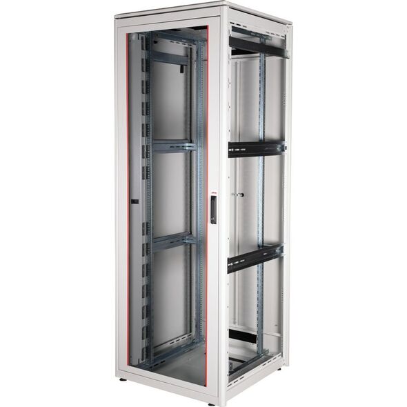 Szafa Roline ROLINE Netzwerkschrank Pro 48,26cm 19Zoll 47 HE 800x800 BxT Glast�r grau