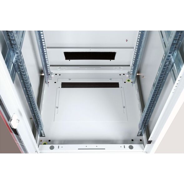 Szafa Roline ROLINE Netzwerkschrank Pro 48,26cm 19Zoll 26 HE 600x600 BxT Glast�r grau