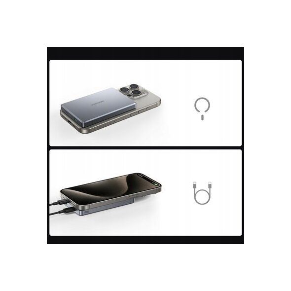 Powerbank Joyroom JR-PBM08 Pro 10000mAh 20W szary