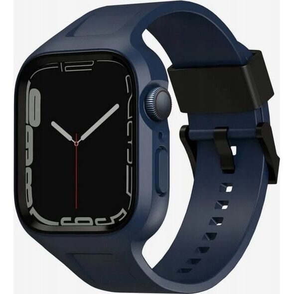 Pasek + etui UNIQ Monos 2in1 Apple Watch 4/5/6/7/8/9/SE 44/45mm niebieski/marine blue