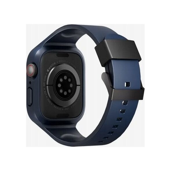 Pasek + etui UNIQ Monos 2in1 Apple Watch 4/5/6/7/8/9/SE 44/45mm niebieski/marine blue