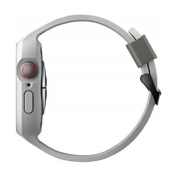Pasek + etui UNIQ Monos 2in1 Apple Watch 4/5/6/7/8/9/SE 44/45mm szary/chalk grey
