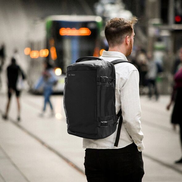 Plecak Tech-Protect Defender S40 Travel Laptop Backpack 28l Black