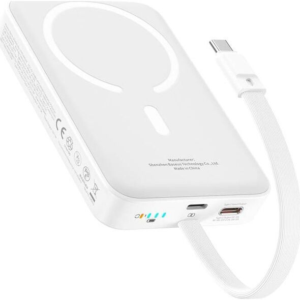 Powerbank Magnetyczny Baseus Mini 10000mAh 30W (biały) Edycja Bayern
