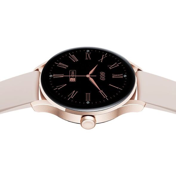 Smartwatch QCY Elite S11 AMOLED 1.19" IPX8 (różowozłoty)