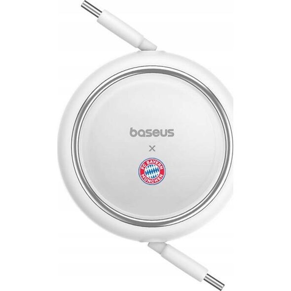 Kabel do ładowania Baseus USB-C / USB-C 100W Edycja Bayern Monachium (biały)