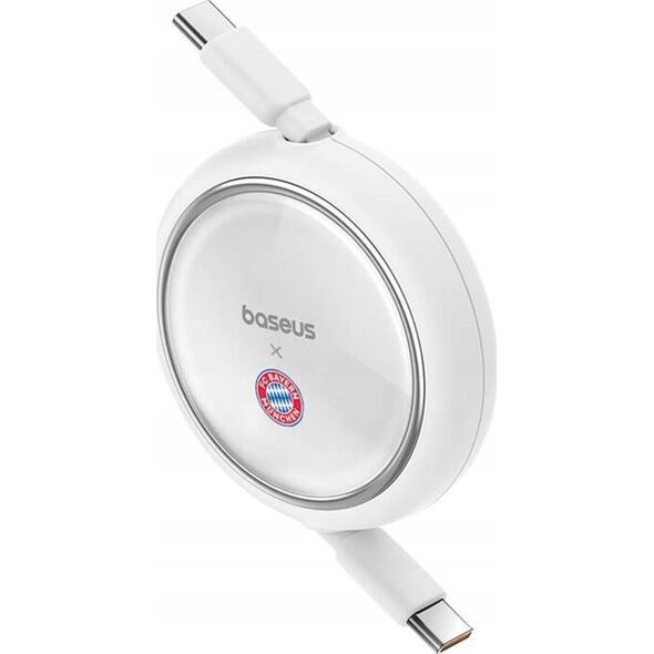Kabel do ładowania Baseus USB-C / USB-C 100W Edycja Bayern Monachium (biały)