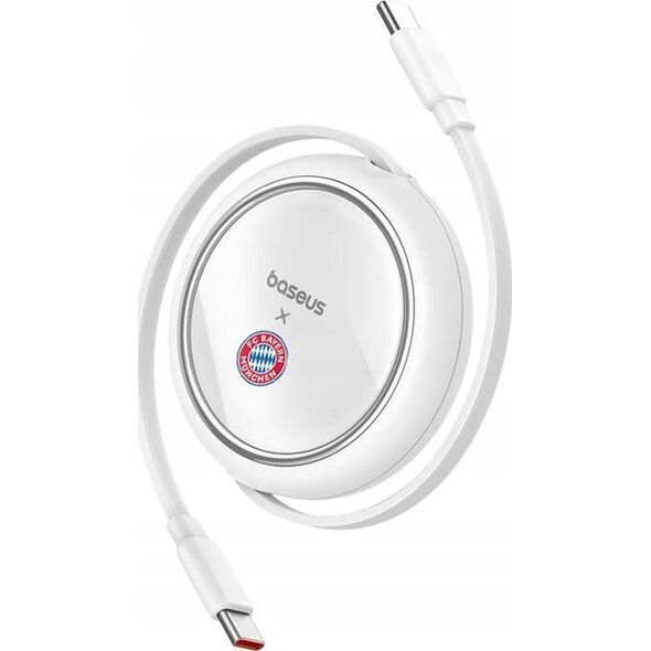 Kabel do ładowania Baseus USB-C / USB-C 100W Edycja Bayern Monachium (biały)