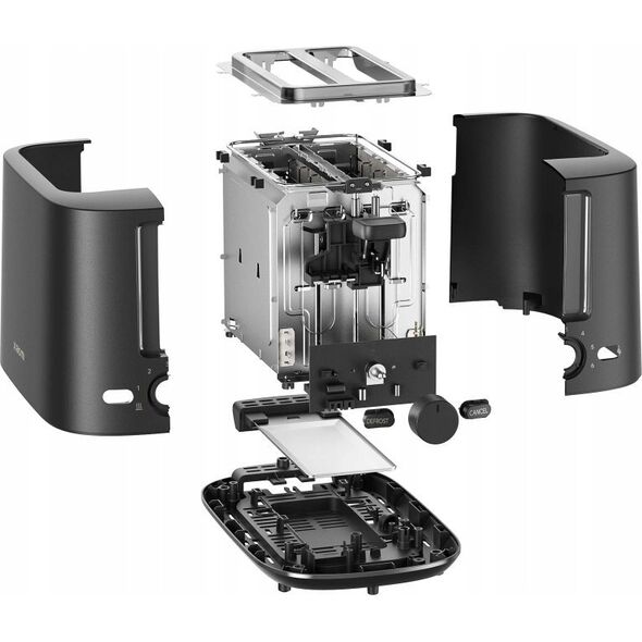 Xiaomi Toaster EU | Power 780–930 W | Number of slots 2 | Housing material Plastic | Black