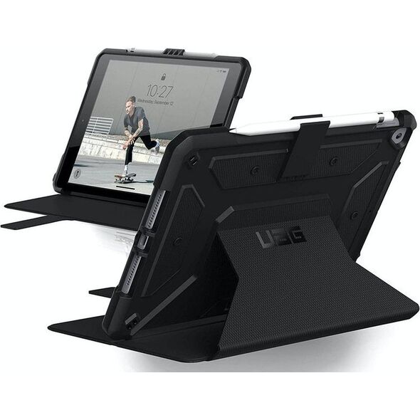UAG Etui UAG Urban Armor Gear Metropolis do Apple iPad 10.2 2019 7Gen Black uniwersalny