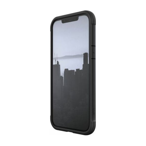 X-Doria Raptic Lux - Etui aluminiowe iPhone 12 Pro Max (Drop test 3m) (Black Carbon Fiber)