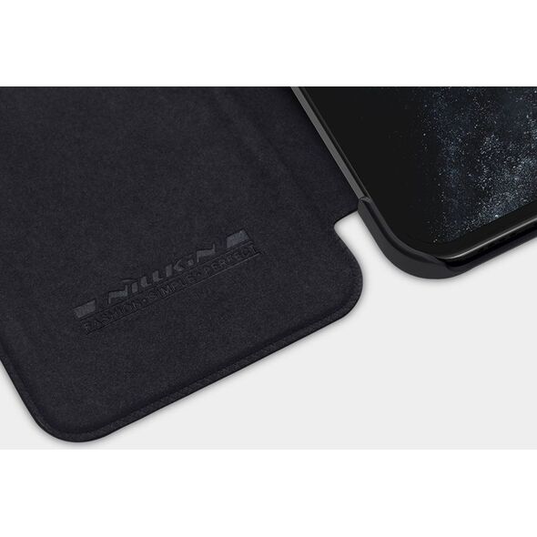 Nillkin Nillkin Qin skórzana kabura etui iPhone 12 Pro Max czerwony uniwersalny