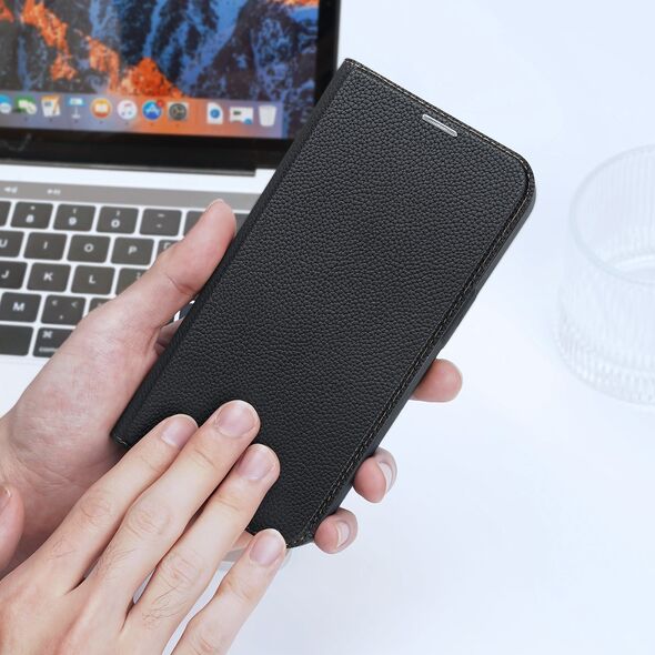 Dux Ducis Dux Ducis Skin X2 etui do iPhone 14 Plus pokrowiec z magnetyczną klapką czarny
