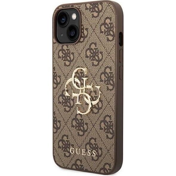 Guess Guess 4G Big Metal Logo - Etui iPhone 14 (brązowy)