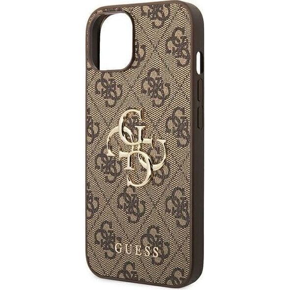 Guess Guess 4G Big Metal Logo - Etui iPhone 14 (brązowy)
