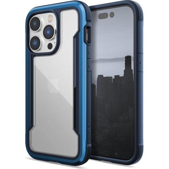 Raptic Shield Case etui iPhone 14 Pro pancerny pokrowiec niebieski