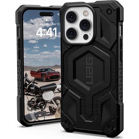 UAG UAG Monarch do iPhone 14 Pro kompatybilna z MagSafe kevlar - czarna