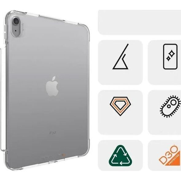 Etui na tablet Gear4 Etui GEAR4 Crystal Palace Folio Apple iPad 10.9 2022 (10. generacji) (clear)