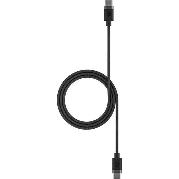 Kabel USB Zagg USB-C - USB-C 1.5 m Czarny (MPH047BLK)