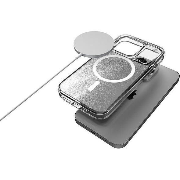 STM STM Relax Sand MagSafe - Etui iPhone 15 Pro (Clear / White)