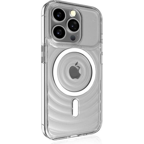 STM STM Reawaken Ripple MagSafe - Etui iPhone 15 Pro (Clear)