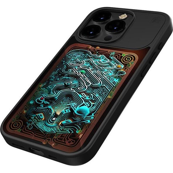 STM STM Reveal Warm MagSafe - Etui iPhone 15 Pro (Black Realm)