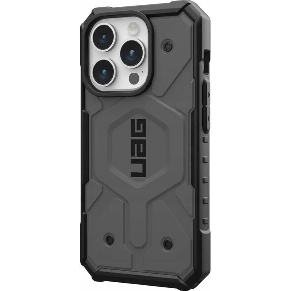 UAG Futerał ( UAG ) Urban Armor Gear Pathfinder kompatybilna z Magsafe do IPHONE 15 PRO silver